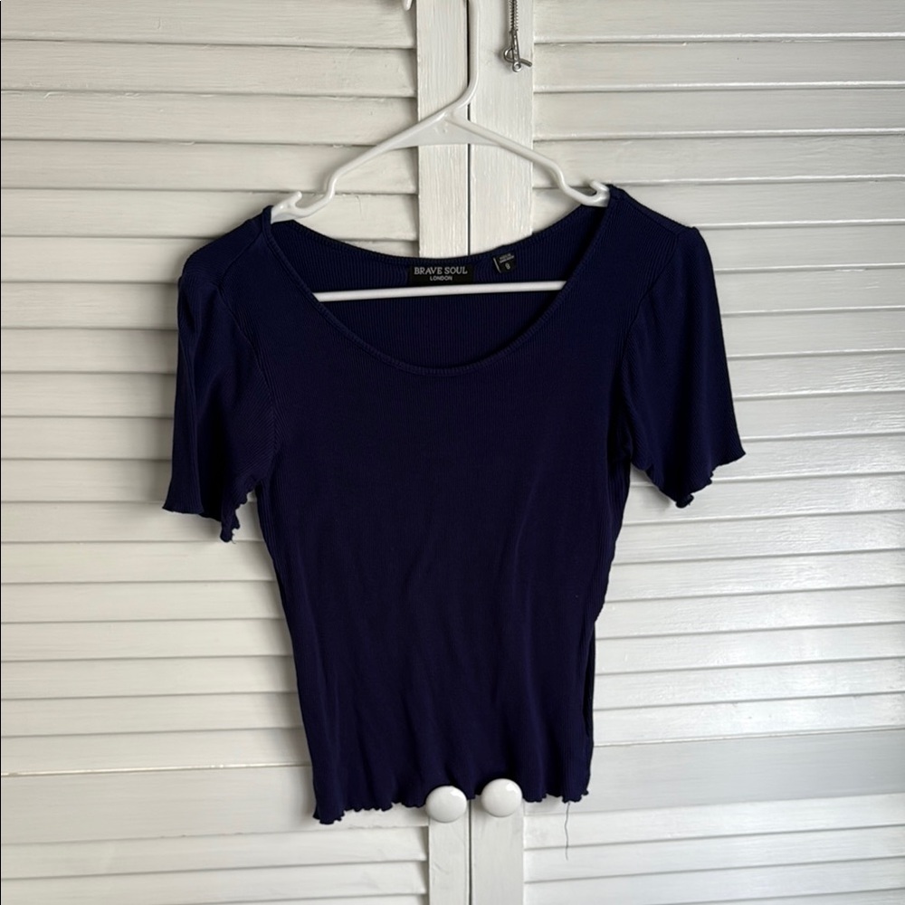 Brave Soul Women's Navy Top